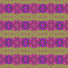 Geometric ornament in ethnic style.Seamless pattern with abstract  shapes.Repeat design for fashion, textile design,  on wall paper, wrapping paper, fabrics and home decor.