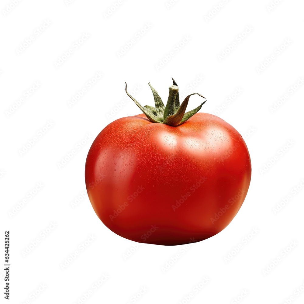 Sticker Tomato on transparent background