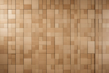  Immaculate Wall Decor Incorporating Wooden Tiles and Square Blocks