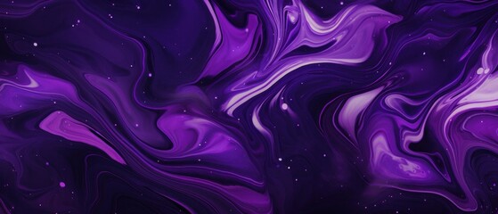 Fototapeta premium Colorful black and purple abstract liquid texture background