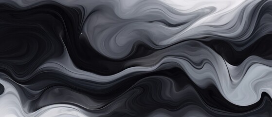 Colorful black and gray abstract liquid texture background
