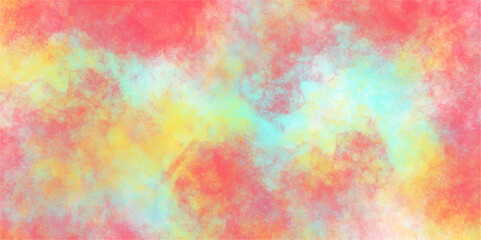 Abstract watercolour sky cloud with smoke effect with fog cloudscape Background ornament and mordern watercolor design with backdrop pastel texture