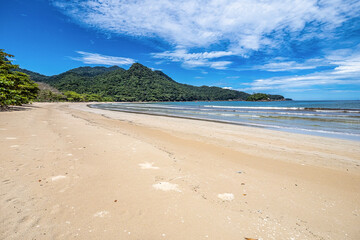 Dois Rios beach on Ilha Grande, Angra dos Reis, Rio de Janeiro, Brazil. Brazilian landscape.