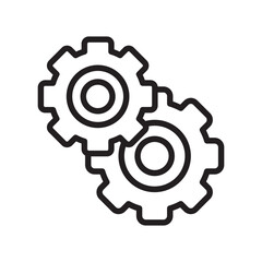 gear icon design vector template