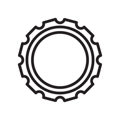 gear icon design vector template