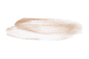 Golden Color watercolor brush vector.