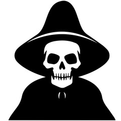 Cartoon Skeleton silhouette illustration