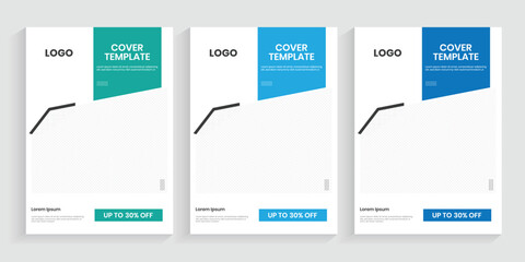 New corporate startup business, editable brochure, annual report, eps-10 file, company portfolio template with a4 cover graphics