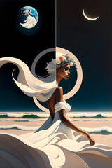 moon woman