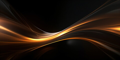 Abstract smoke waves on dark background