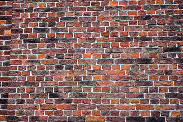 Old brick wall, brown background