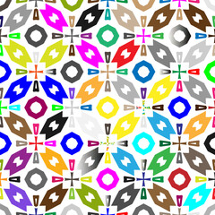 Abstract ethnic rug ornamental pattern.Perfect for fashion, textile design, cute themed fabric, on wall paper, wrapping paper and home decor