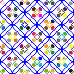 Naklejka premium Abstract ethnic rug ornamental pattern.Perfect for fashion, textile design, cute themed fabric, on wall paper, wrapping paper and home decor