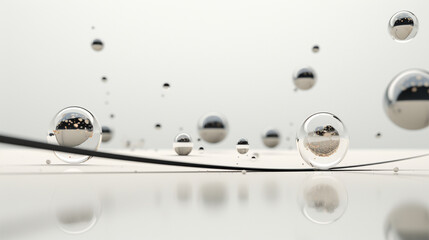 Hovering Delicate Spheres in Close Proximity 