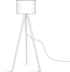 Vectors Room Interior, Line Art, Vectors Interior 