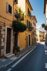 street in Italy old town.