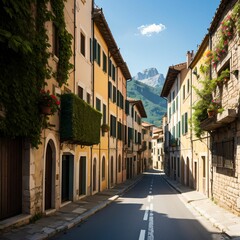 Fototapeta premium street in Italy old town.