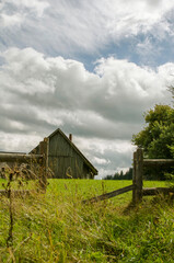 village high in the mountains