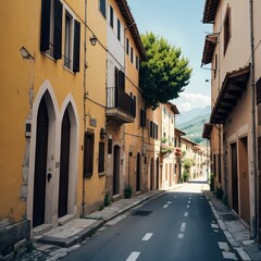 Fototapeta premium street in Italy old town.