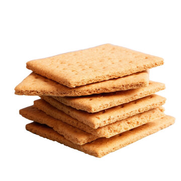 Baking sheet with graham crackers