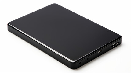 Obraz na płótnie Canvas Portable hard drive isolated on white background