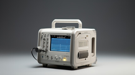 Obraz premium Portable ventilator isolated on white background