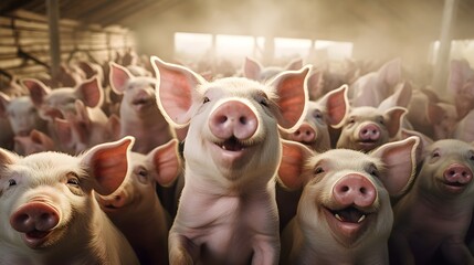 Schweinische Komik: Lustige Ferkel in Aktion