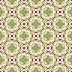 Ornament in ethnic style.Seamless pattern with abstract shapes. Repeat design for fashion, textile design,  on wall paper, wrapping paper, fabrics and home decor.