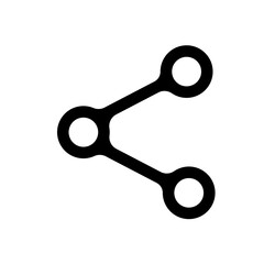  Share - vector icon, button