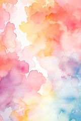 Multicolor background wallpaper in the style of watercolor