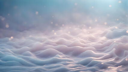 Fototapeta na wymiar blue waves dream aesthetic background sparkling seafoam splash illustration