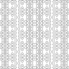 Abstract background with figures from lines. black and white pattern for web page, textures, card, poster, fabric, textile. Monochrome graphic repeating design.