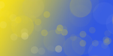 Yellow blue blurred image background.