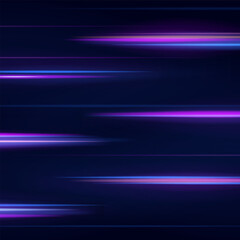 Laser beams luminous abstract sparkling isolated on a transparent background.