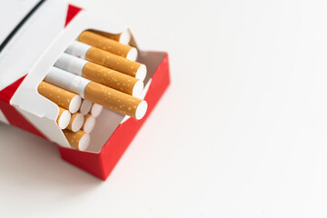 A image of pack of cigarettes