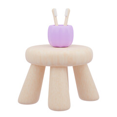 cute purple bathroom furniture