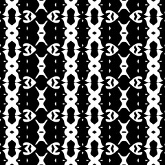 White background with black pattern. Seamless texture for fashion, textile design,  on wall paper, wrapping paper, fabrics and home decor. Simple repeat pattern.