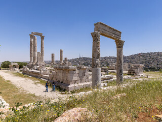 Fototapeta na wymiar Temple d'Hercules, Amman
