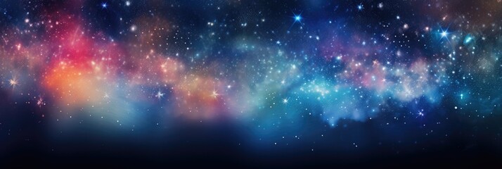 Naklejka premium illustration of abstract backround, paticle, light, bokeh, generative AI