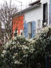 Cute houses in Paris - Quartier de la Mouzaïa - 19ème arrondissement 