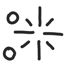 Cute hand drawn star element