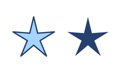 Obraz premium Star icon vector. rating sign and symbol. favourite star icon