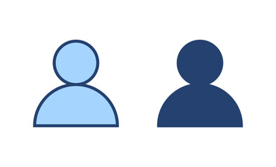 User icon vector. person sign and symbol. people icon.