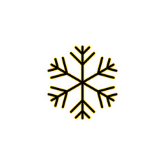 Snow icon vector for web and mobile app. snowflake sign and symbol