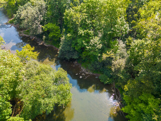 Drone over Creek