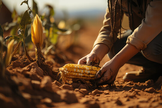 Global Hunger Eradication. Highlight initiatives to eliminate hunger and ensure food security. Generative Ai.