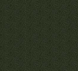 Dark green splash texture. Vector seamless pattern - 634502840