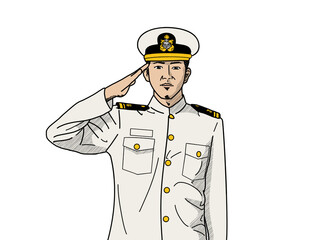 navy in uniform