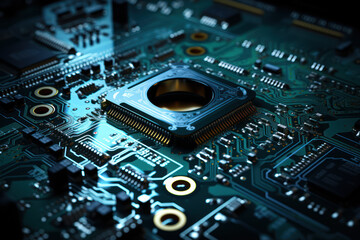 Fototapeta premium Cybersecurity and Emerging Technologies. Discuss the security challenges posed by new technological developments. Generative Ai.