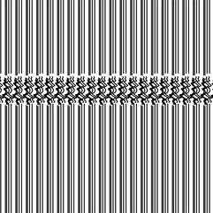 After the vertical lines there are small waves, then again vertical stripes.